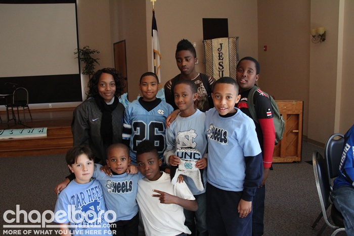 (Group of children before the Maryland Football game that are participating in the pregame breakfast provided by donation to Kids2Carolina program that promotes academic success as well as character and being a good citizen) - See more at: https://chapelboro.com/Non-Profit-Spotlight-by-Brian-Chacos/14881977#sthash.Z2wWqWdE.dpuf
