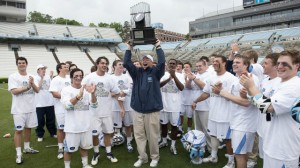 The men's lacrosse team will hope to repeat 2013's ACC title (Courtesy GoHeels.com)