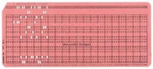 fortran punch card