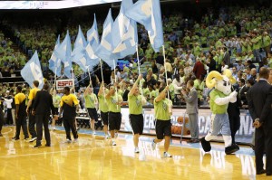 It was a 'green out' inside the Smith Center (Todd Melet)