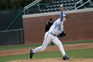 Zac Gallen was lights out after giving up a home run in the first inning. (UNC Athletics)