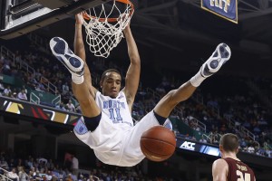 Brice Johnson played heavily in the UNC offense (Todd Melet)
