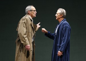 Anthony Newfield as Peter Stockmann and Michael Bryan French as Thomas Stockmann in "Enemy of the People." (Photo by Jon Gardiner via PlayMakersRep.org.)