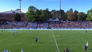 A packed-out Fetzer Field (UNC Athletics)_