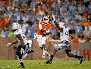 Deshaun Watson lit up the Tar Heels for 435 yards and six touchdowns last season. (Getty Images/Tyler Smith)