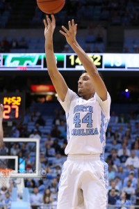 Jackson made all five of his first half field goal attempts, helping the Tar Heels open up a double-digit lead early on. (Todd Melet)