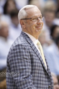 UNC head coach Roy Williams gave his players Thursday off to allow them time to mentally prepare for this game. (Todd Melet)