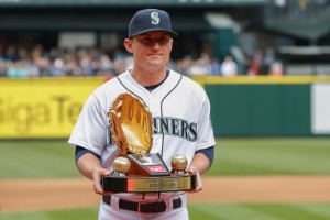 Kyle Seager has gone on to great success in the major leagues since leaving UNC after his junior year in 2009. (Photo by Otto Greule Jr/Getty Images)