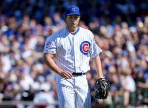 Adam Warren was a four-year player in Chapel Hill, who has spent time with both the New York Yankees and Chicago Cubs. (Getty Images)