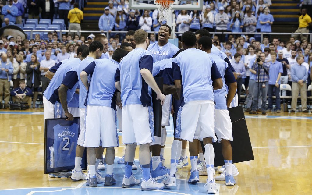 Tar Heels Win One For The Seniors With 63-61 Triumph Over Fighting Irish