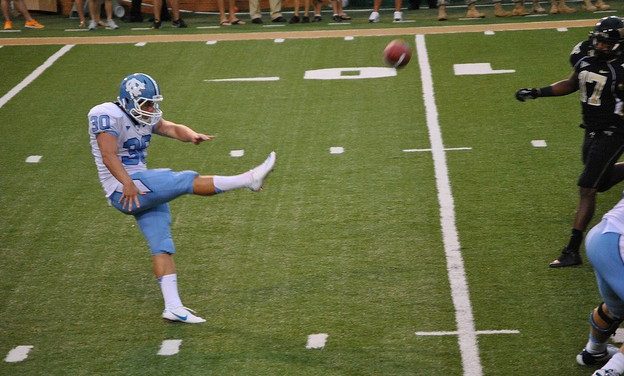 Strong-Legged UNC Punter Tommy Hibbard Proving His Worth