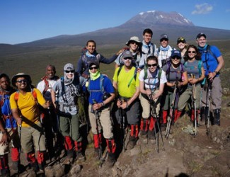 Team Climbs Mt. Kilimanjaro for UNC Global Health