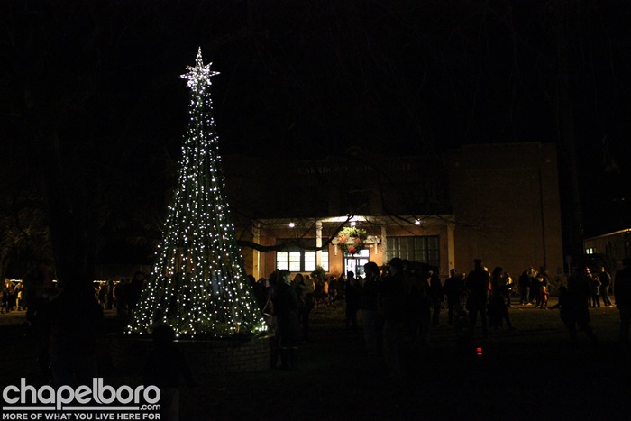 Carrboro Town Hall Tree Lighting