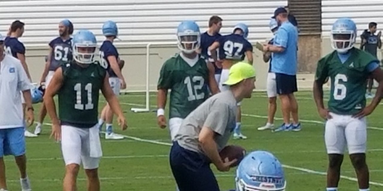 Quarterback Competition Highlights Opening of UNC Training Camp