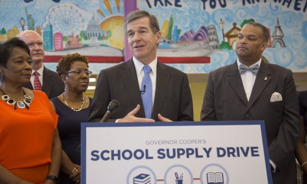 Governor Roy Cooper Kicks Off State-Wide School Supply Drive
