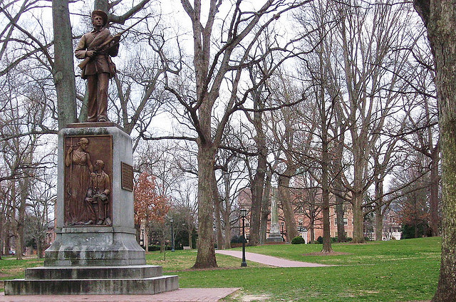 Man Arrested for Spray-Painting Silent Sam