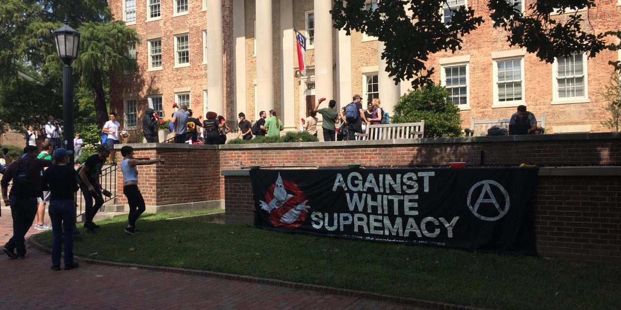 Students Make Noise For Silent Sam Protest