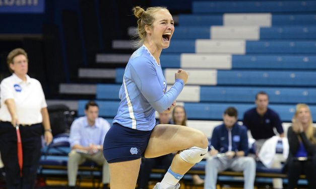 UNC Volleyball Rallies From Two Sets Down to Defeat Louisville in ACC Home Opener