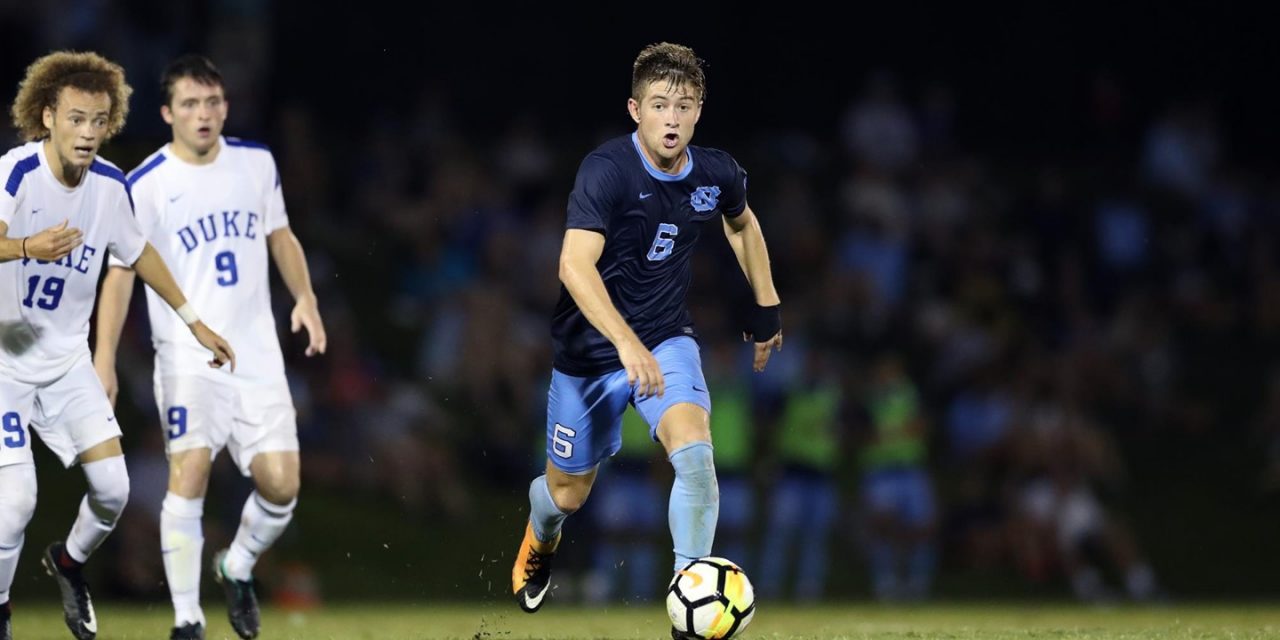 Four UNC Men’s Soccer Players Included on Top Drawer Soccer’s Midseason Top 100 List