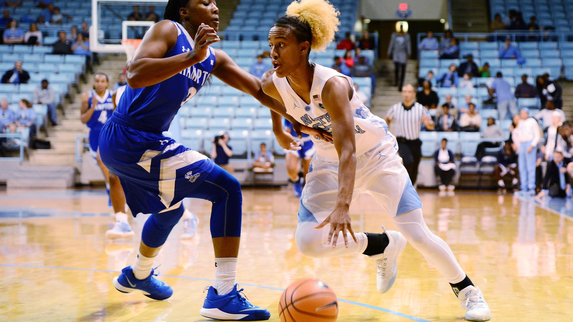 Hampton Shocks UNC Women's Basketball in Season Opener