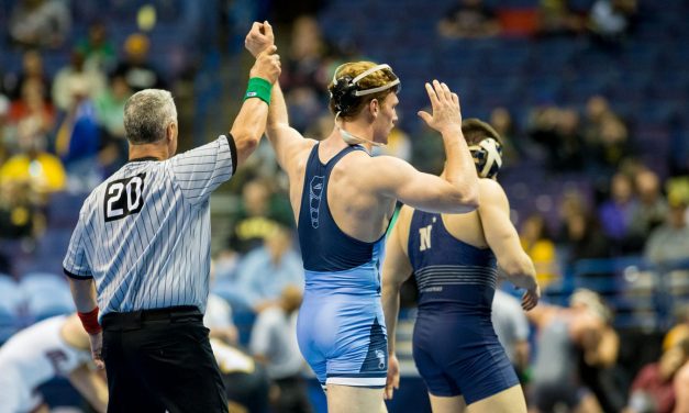 UNC Wrestling Dominates Appalachian State, Notches First Win of Season