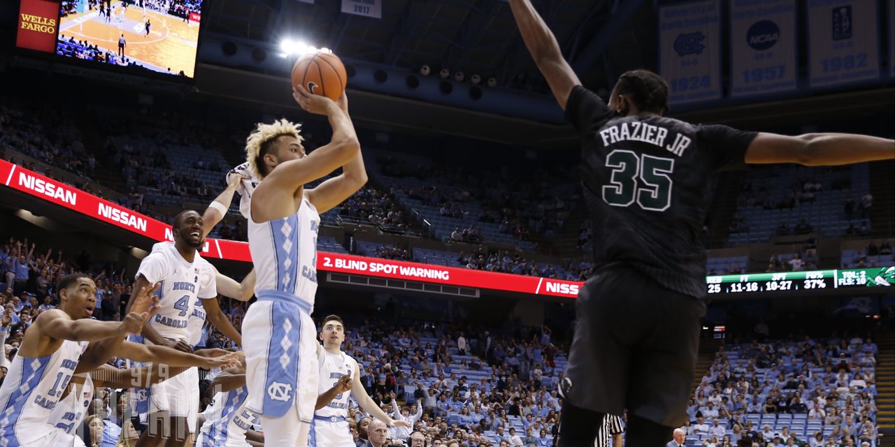 UNC’s Shea Rush Sinks Shot from Smith Center Upper Deck