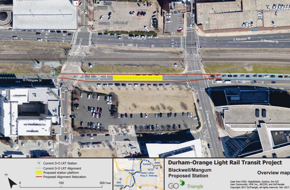 Orange County Approves New Light Rail Station in Downtown Durham