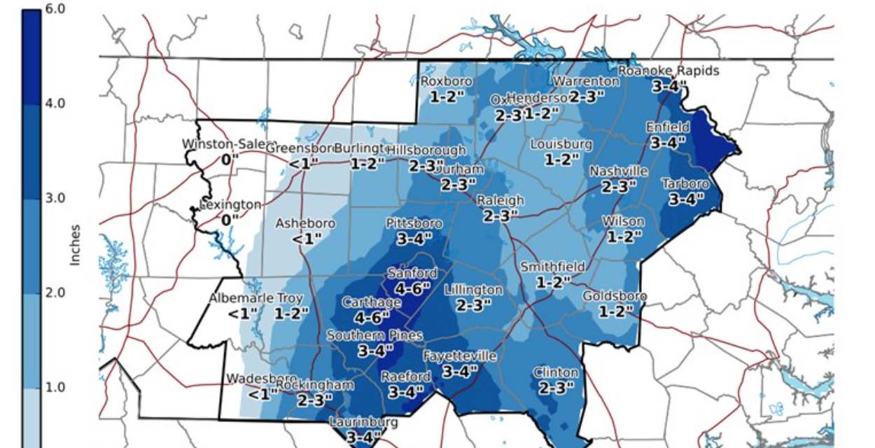North Carolina Reports Third Snowstorm Death