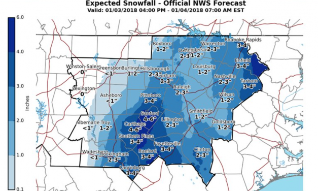 North Carolina Reports Third Snowstorm Death