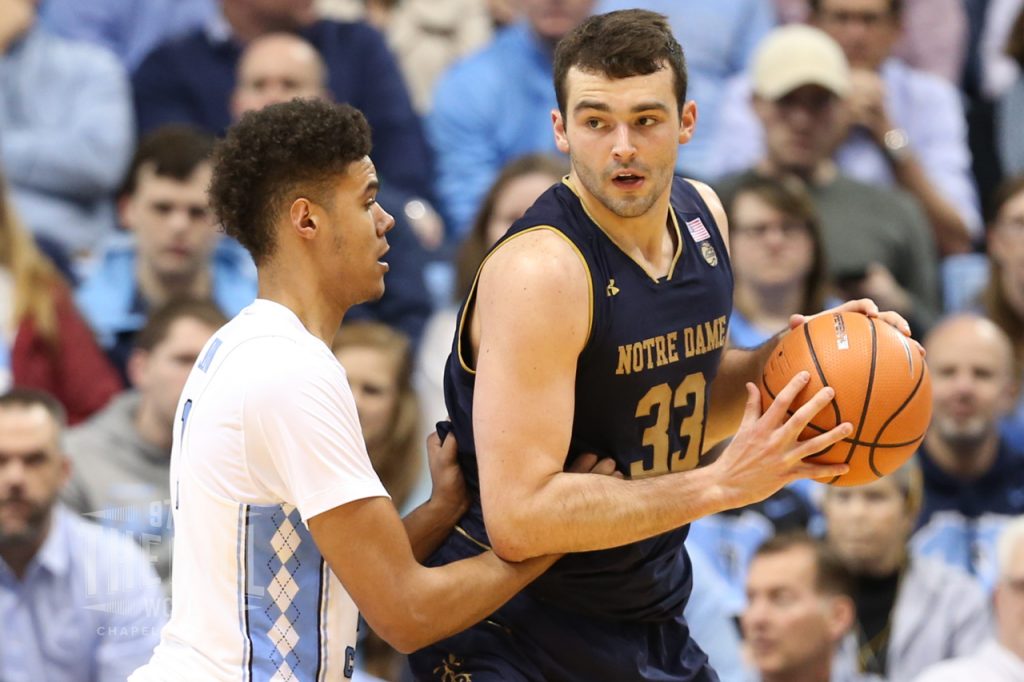 UNC to Open 201920 Men's Basketball Season by Hosting Notre Dame on