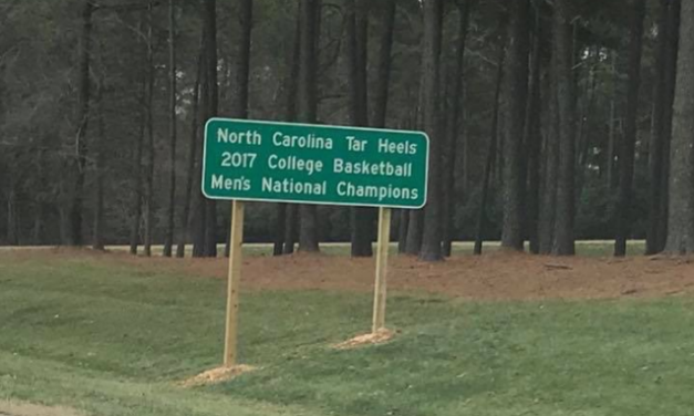 UNC Championship Signs Upset NC State Fans