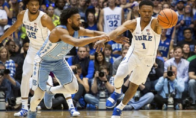 No. 5 Duke Erases 13-Point Second-Half Deficit to Defeat No. 9 UNC in Regular Season Finale