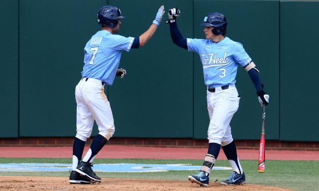 Bats Wake Up Late as UNC Baseball Rolls to 11-3 Victory Over South Carolina in Charlotte