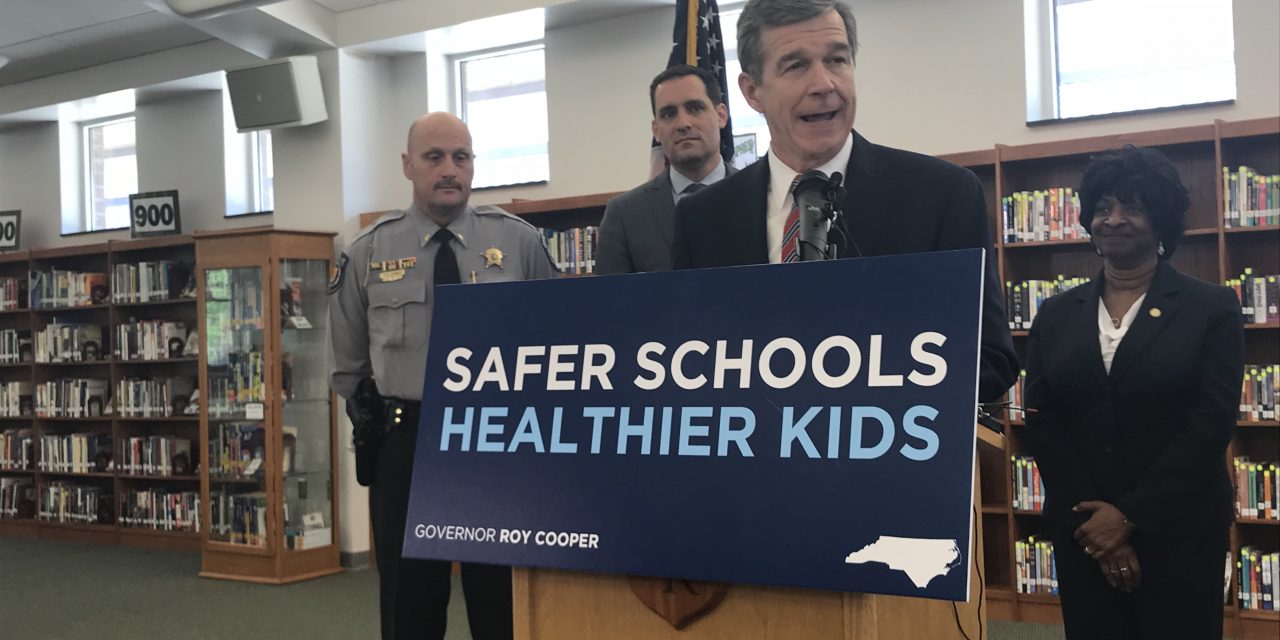 Governor Rolls Out School Safety Funding Pitch at Cedar Ridge High School