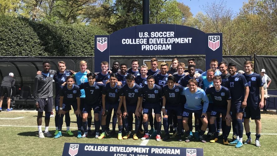 Tar Heel Men's Soccer Wins Inaugural U.S. Soccer Spring College Program