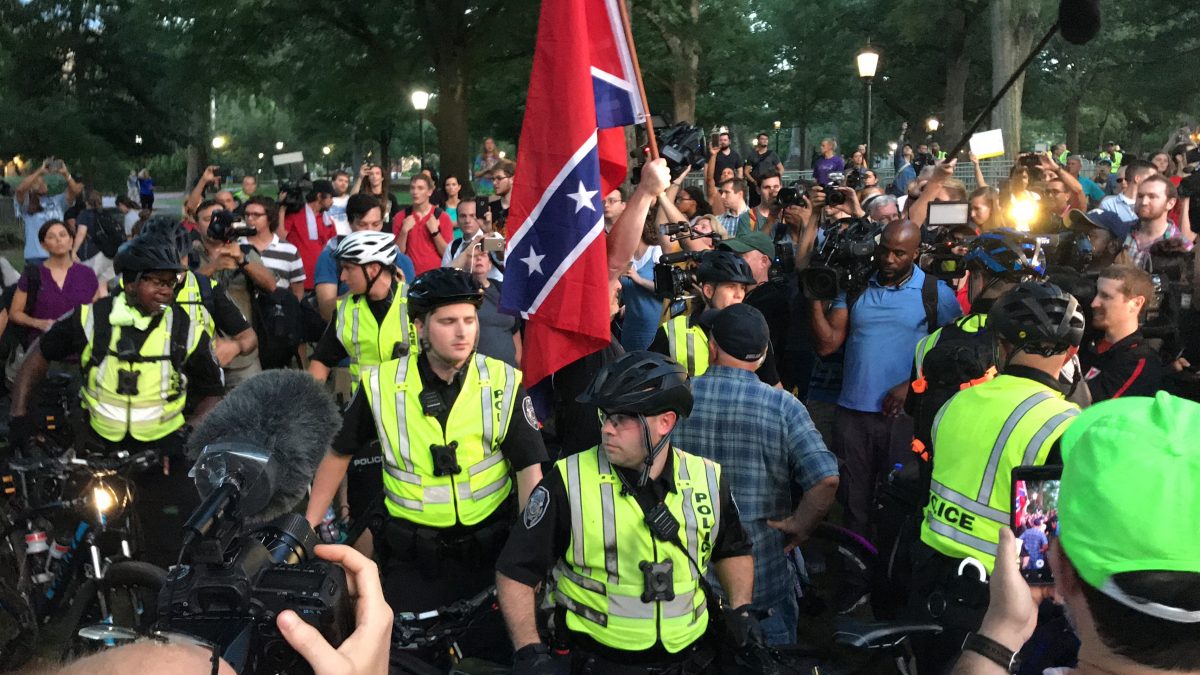 Three Arrested, Pepper Spray Deployed at Silent Sam Rally