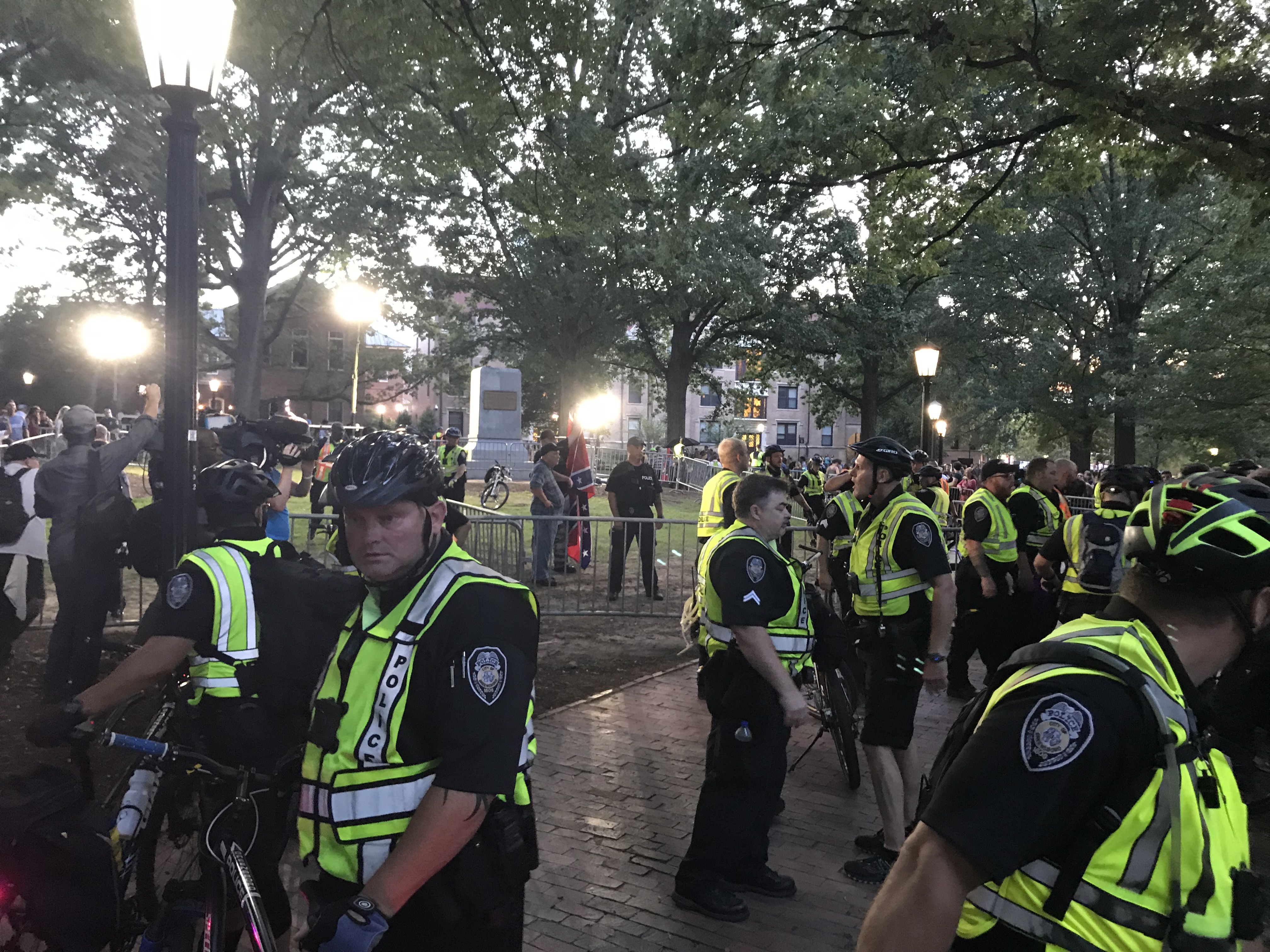 Increased Police Presence, Pepper Spray Used at Silent Sam Rally