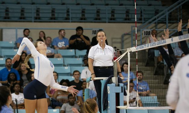 UNC Sweeps Past UNC-Greensboro in Home Opener to Earn First Volleyball Win of Season