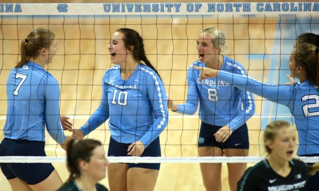 UNC Volleyball Knocks Off Oklahoma in Five Sets