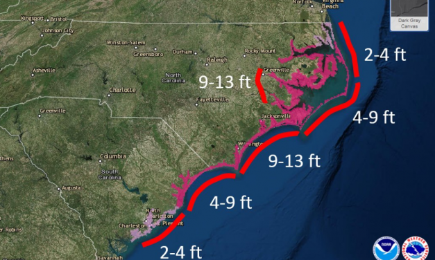 Hurricane Florence’s Winds and Rain Begin Lashing Carolinas