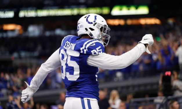 Former UNC TE Eric Ebron Catches Two Touchdowns in Indianapolis Colts’ Loss to New England Patriots on Thursday Night