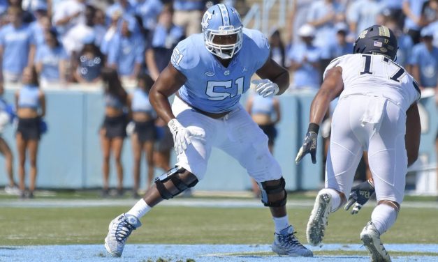 Two UNC Offensive Linemen Named to Pro Football Focus’s NCAA Team of the Week