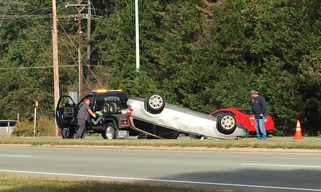 Fordham Boulevard Returned to Normal Traffic Following Overturned Vehicle