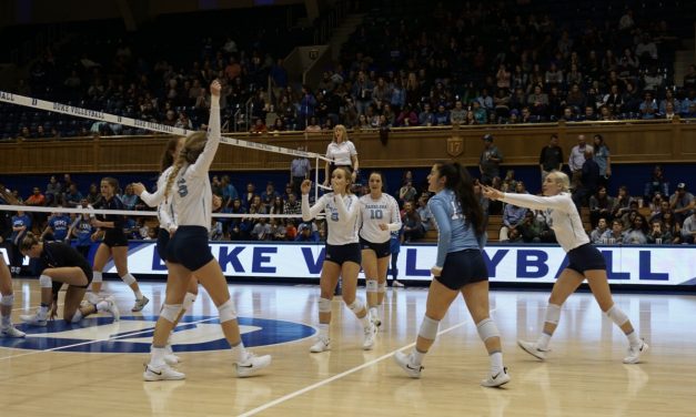 Volleyball: UNC Rallies to Defeat Duke in Five-Set Thriller