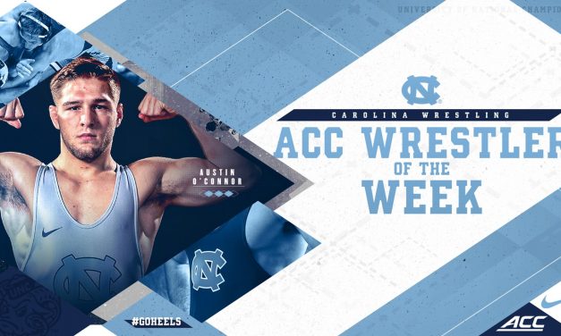 Austin O’Connor Named ACC Wrestler of the Week