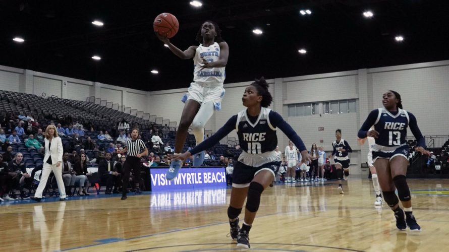 UNC Women's Basketball Tops Rice in Myrtle Beach