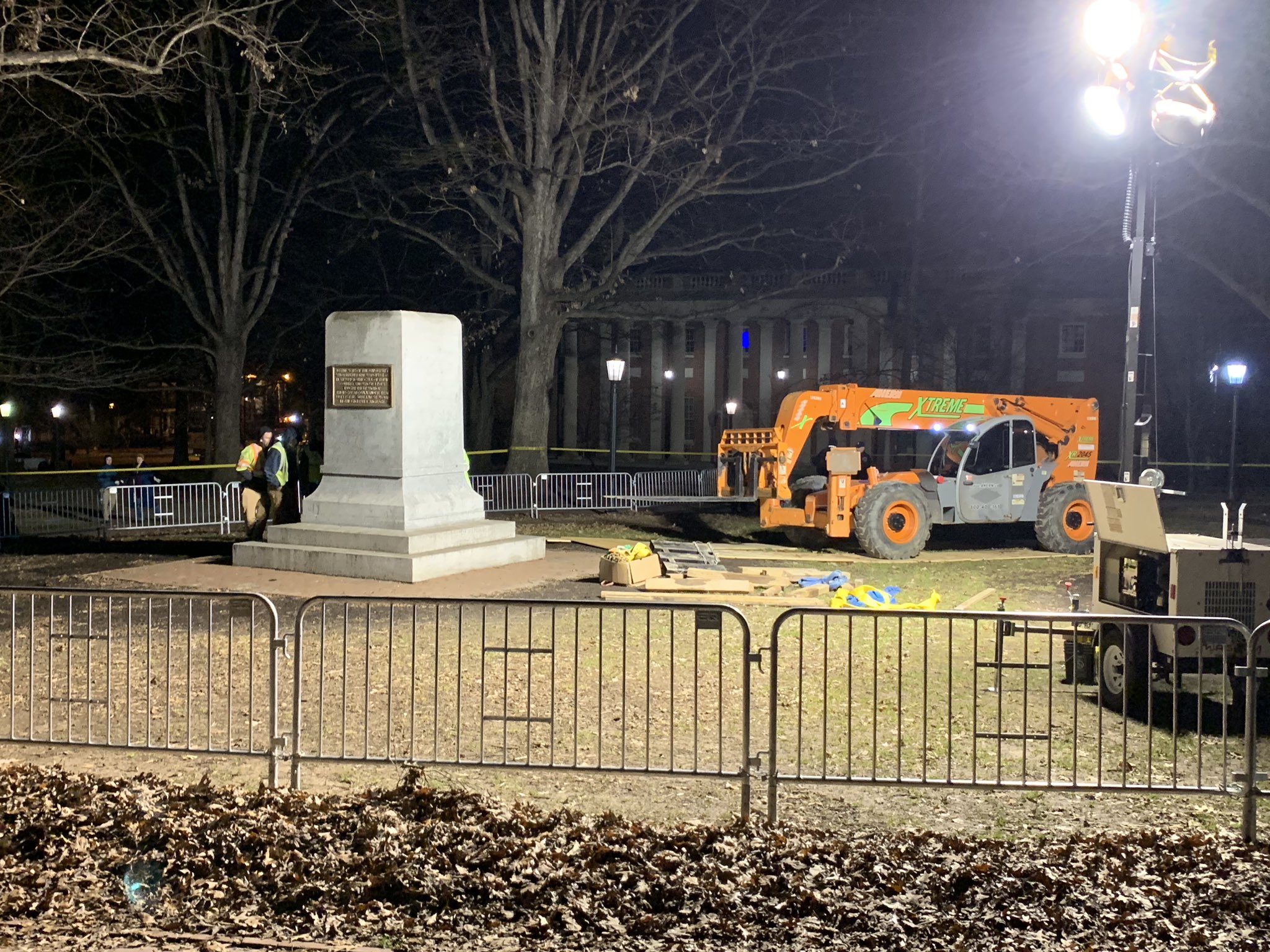 UNC Moves Quickly, Removes Silent Sam Pedestal on Folt’s Authorization