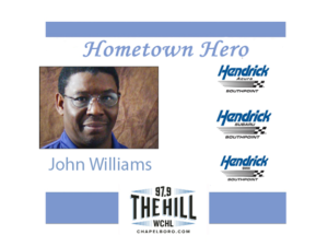 Hometown Hero John Williams Chapelboro Com