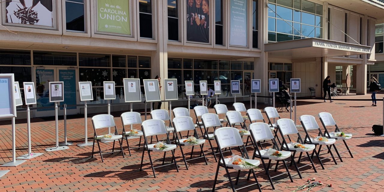 UNC Students Create Memorial Honoring Parkland Shooting Victims