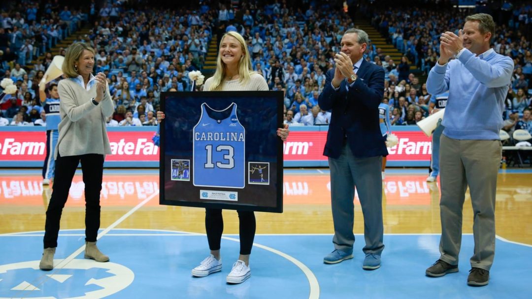 Field Hockey UNC Retires Ashley Hoffman's No. 13